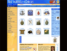 Tablet Screenshot of israeli-forces.com